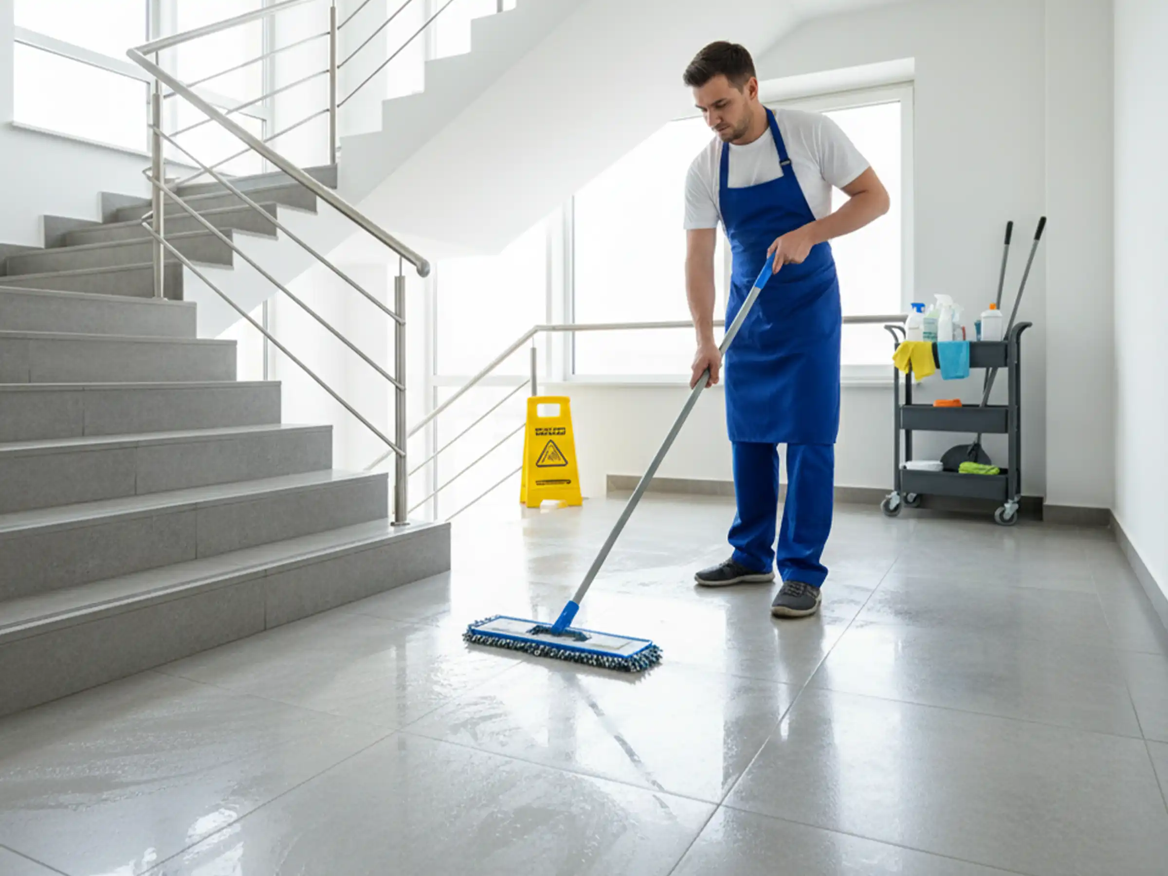 Zuverlässige Treppenhausreinigung für Gewerbeobjekte in Heilbronn